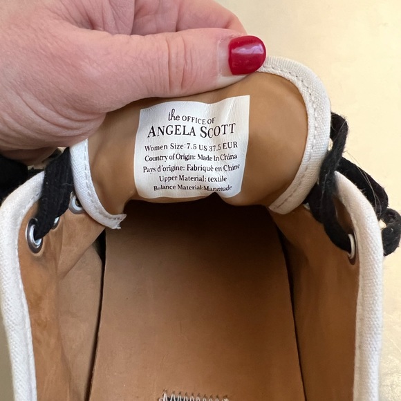 Office of Angela Scott canvas sneakers - Picture 2 of 8